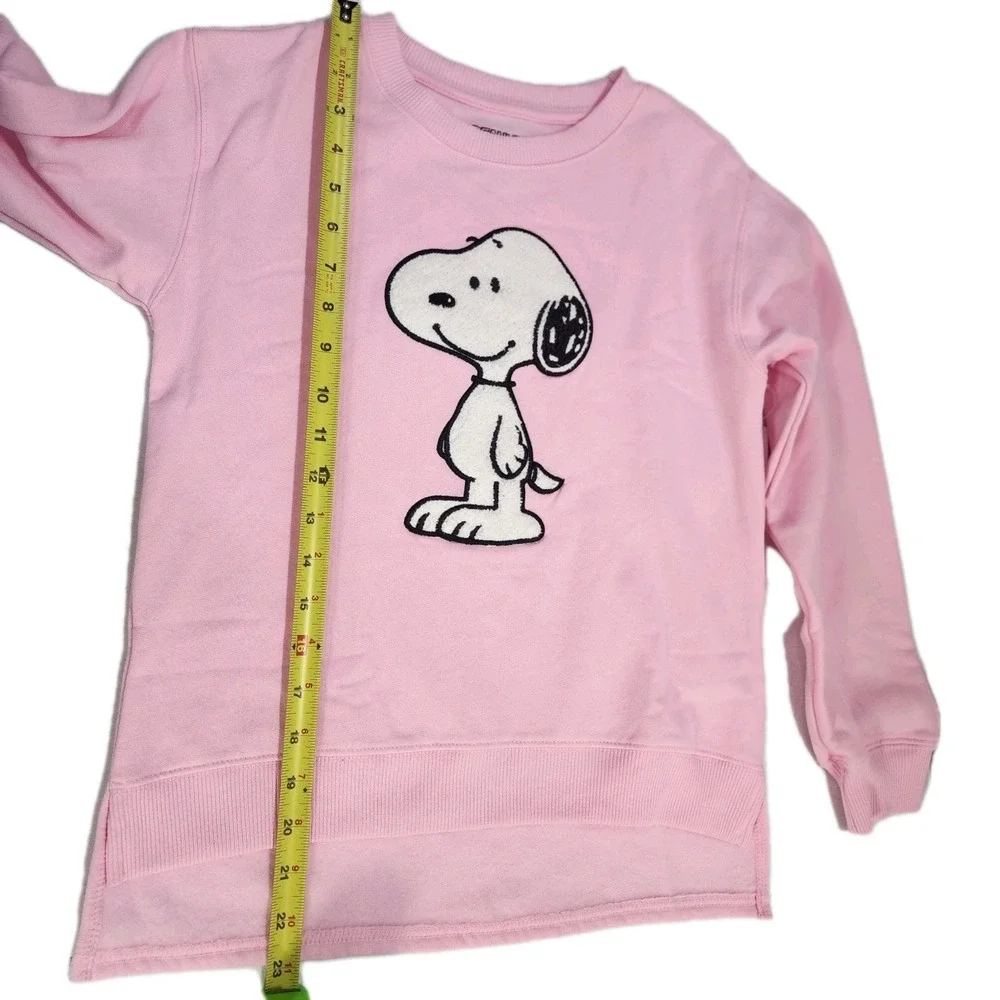 Brand New Peanuts Pink Snoopy Sweater.  Size XL Juniors